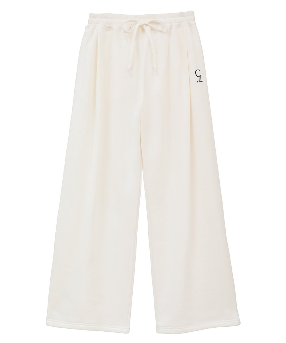 クラネ CLANE LOGO SWEAT TUCK WIDE PANTS LOGO SWEAT TUCK WIDE PANTS|SKIRT/PANTS(スカート/パンツ