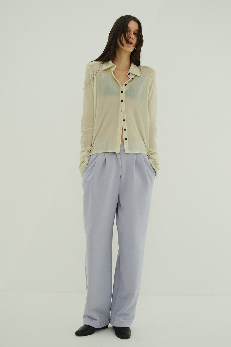 限定値下げCLANE TWO TUCK SWEAT PANTS サイズ2 グレー CLANE - 2タックスウェットパンツ - TWO TUCK SWEAT PANTS (GREY