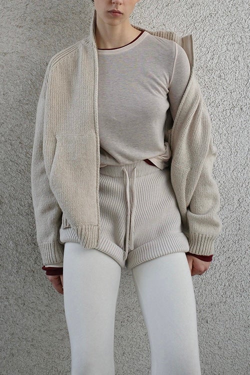 KNIT SHORT PANTS