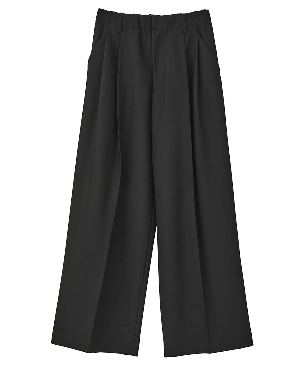 TUCK WIDE PANTS｜SKIRT/PANTS(スカート/パンツ)｜CLANE OFFICIAL