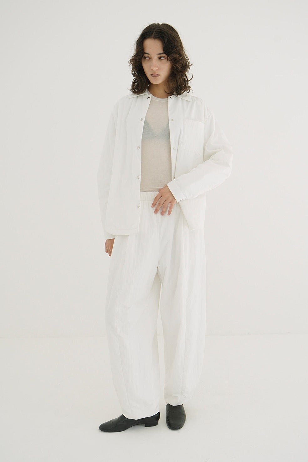 CLANE PADDED FORM PANTS WHITE 1番 PADDED FORM PANTS｜SKIRT/PANTS(スカート/パンツ)｜CLANE OFFICIAL
