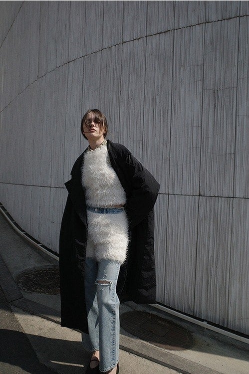 SHAGGY SHORT KNIT PANTS