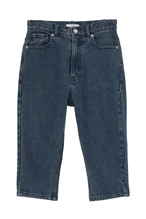 【PRE ORDER 2BUY 10%OFF】DENIM CAPRI PANTS
