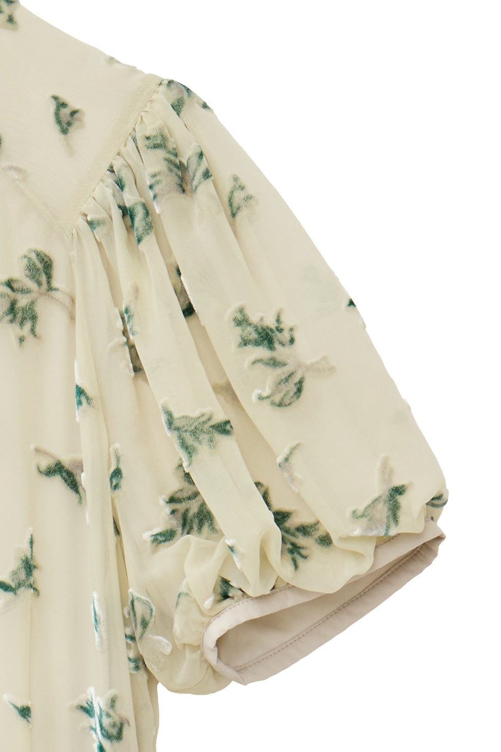 あすんCLANE OPAL FLOWER ONEPIECE CLANE - オパールプリント ワンピース - FLOWER OPAL PUFF