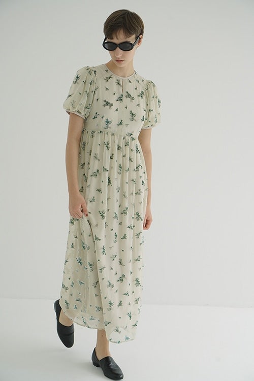 FLOWER OPAL PUFF ONEPIECE