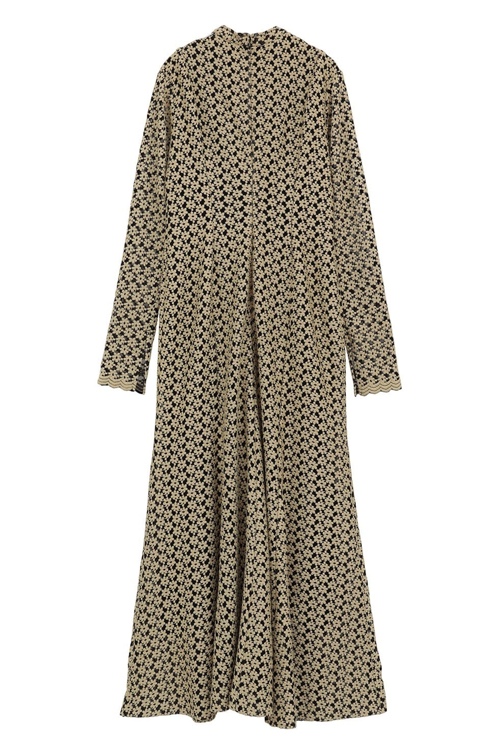 3D FLOWER LACE SLASH NECK ONEPIECE｜DRESS(ドレス)｜CLANE