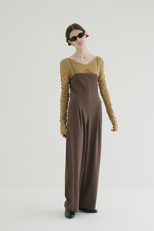 STRAP JERSEY BARE JUMPSUITS