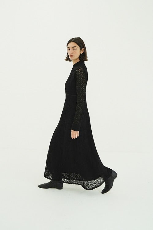 PIPING LINE LACE ONE PIECE