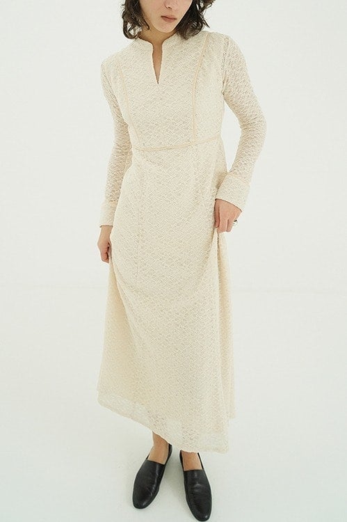 PIPING LINE LACE ONE PIECE