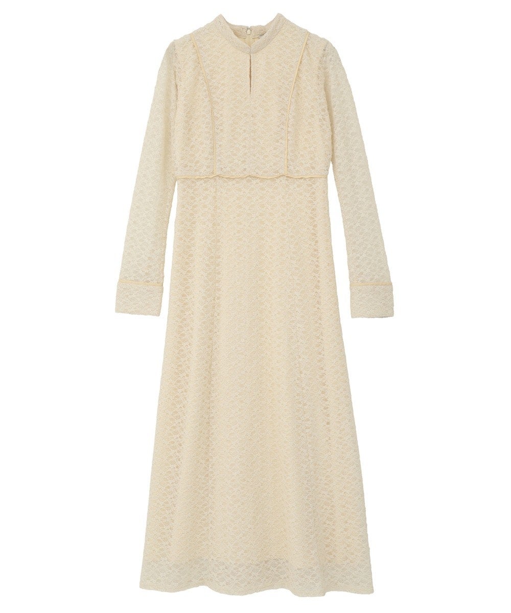 クラネ　PIPING LINE LACE ONE PIECE PIPING LINE LACE ONE PIECE｜DRESS(ドレス)｜CLANE OFFICIAL ONLINE STORE