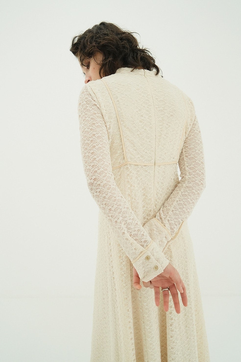 PIPING LINE LACE ONE PIECE｜DRESS(ドレス)｜CLANE OFFICIAL ONLINE STORE