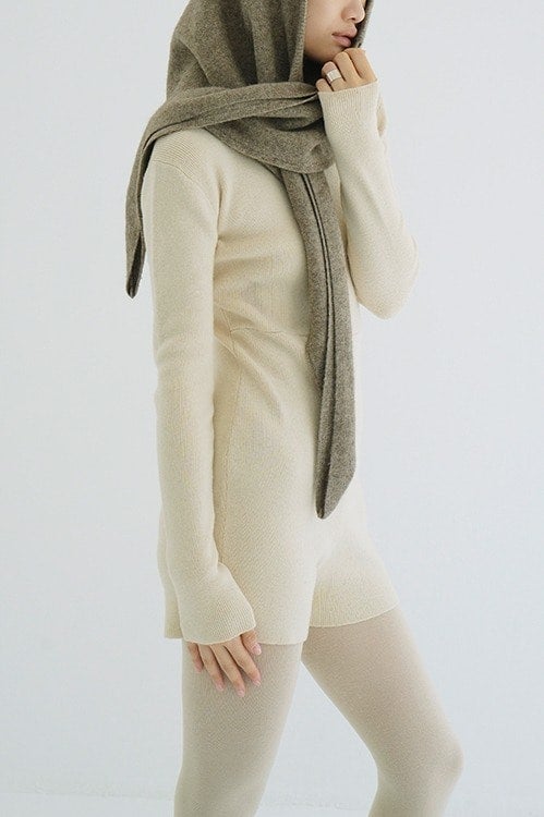 WOOL SHORT KNIT ALL IN ONE