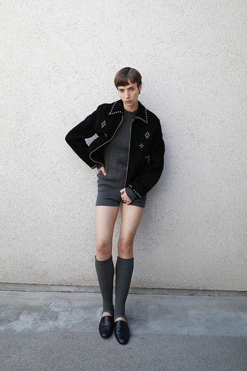 WOOL SHORT KNIT ALL IN ONE