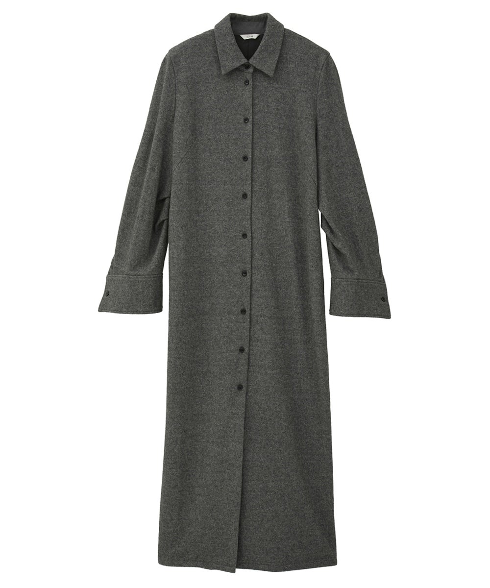 POWER SHOULDER WOOL ONEPIECE