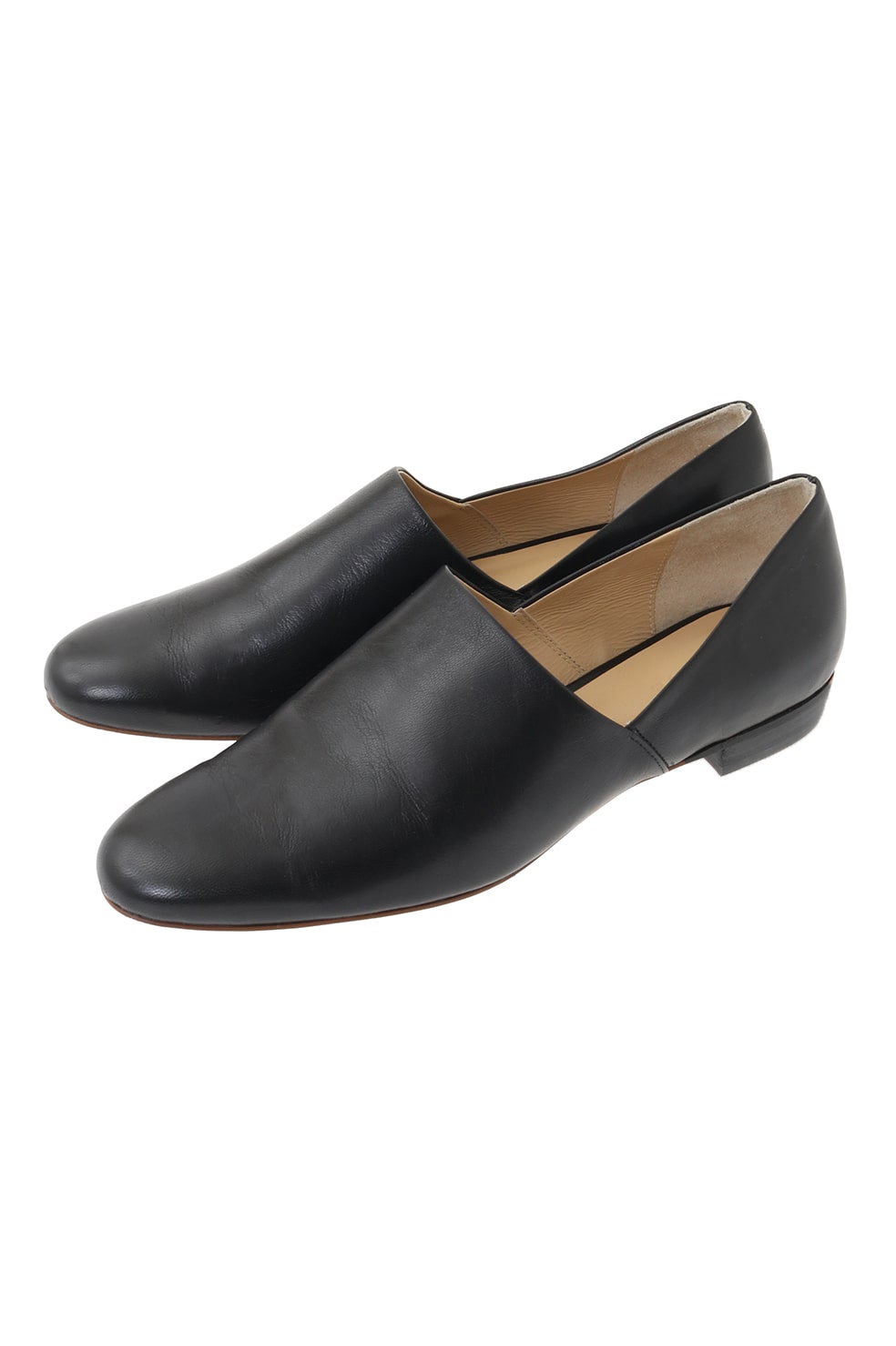 靴 CLANE ASYMMETRY HOLE FLAT SHOES CLANE ASYMMETRY HOLE FLAT SHOES