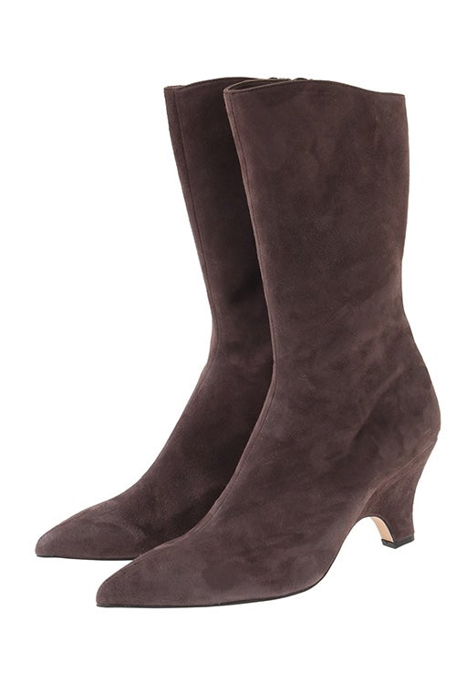 【PRE ORDER 2BUY 10%OFF】SLIM SUEDE BOOTS