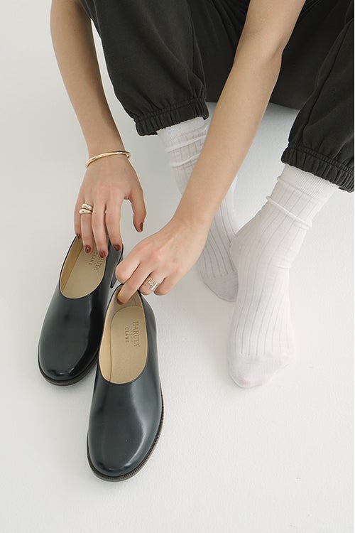 CLANE VOLUME SOLE SHOES BLACK 37 美品 CLANE クラネ VOLUME SOLE SHOES ブラック 37