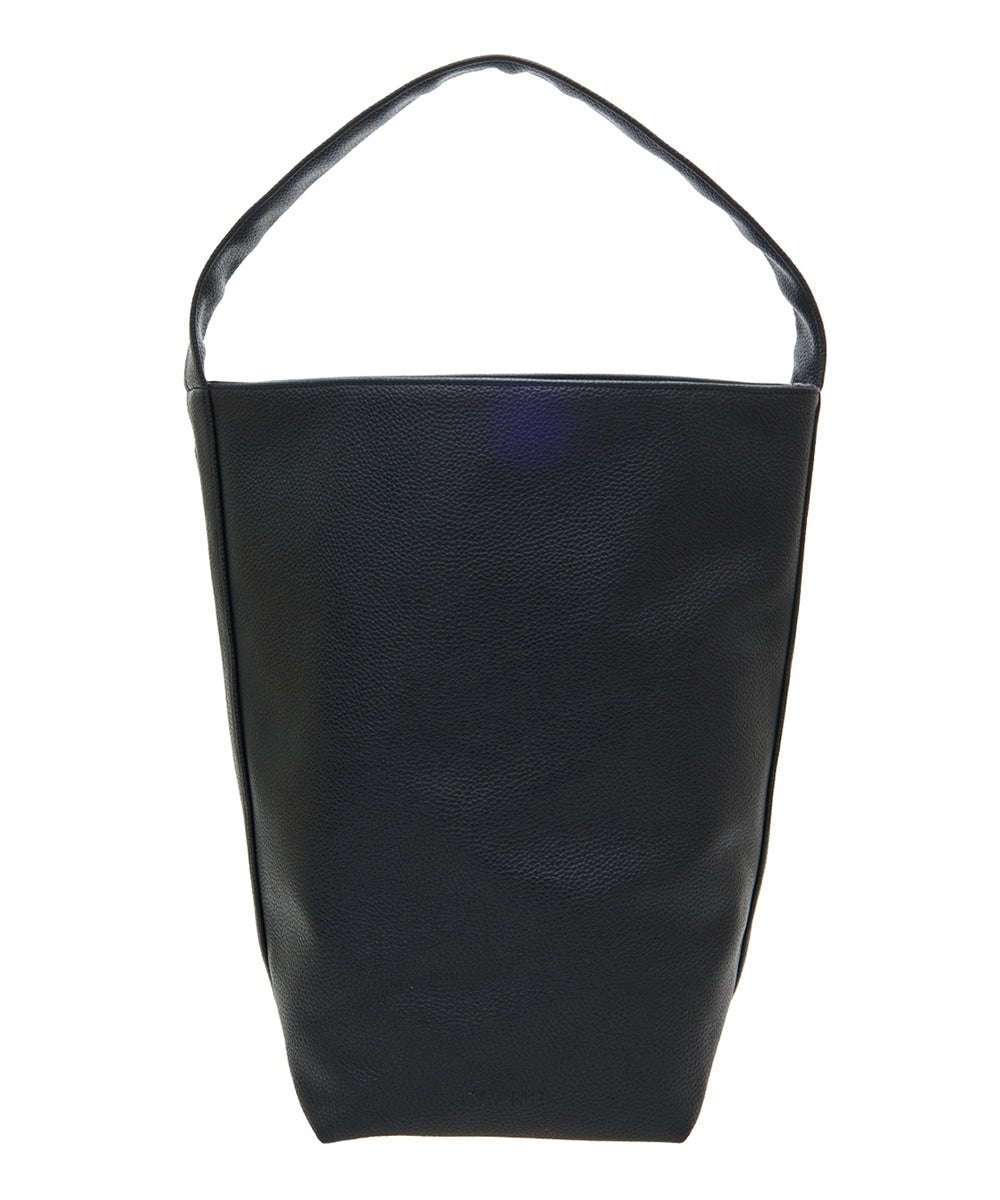 FAKE LEATHER LARGE TOTE BAG