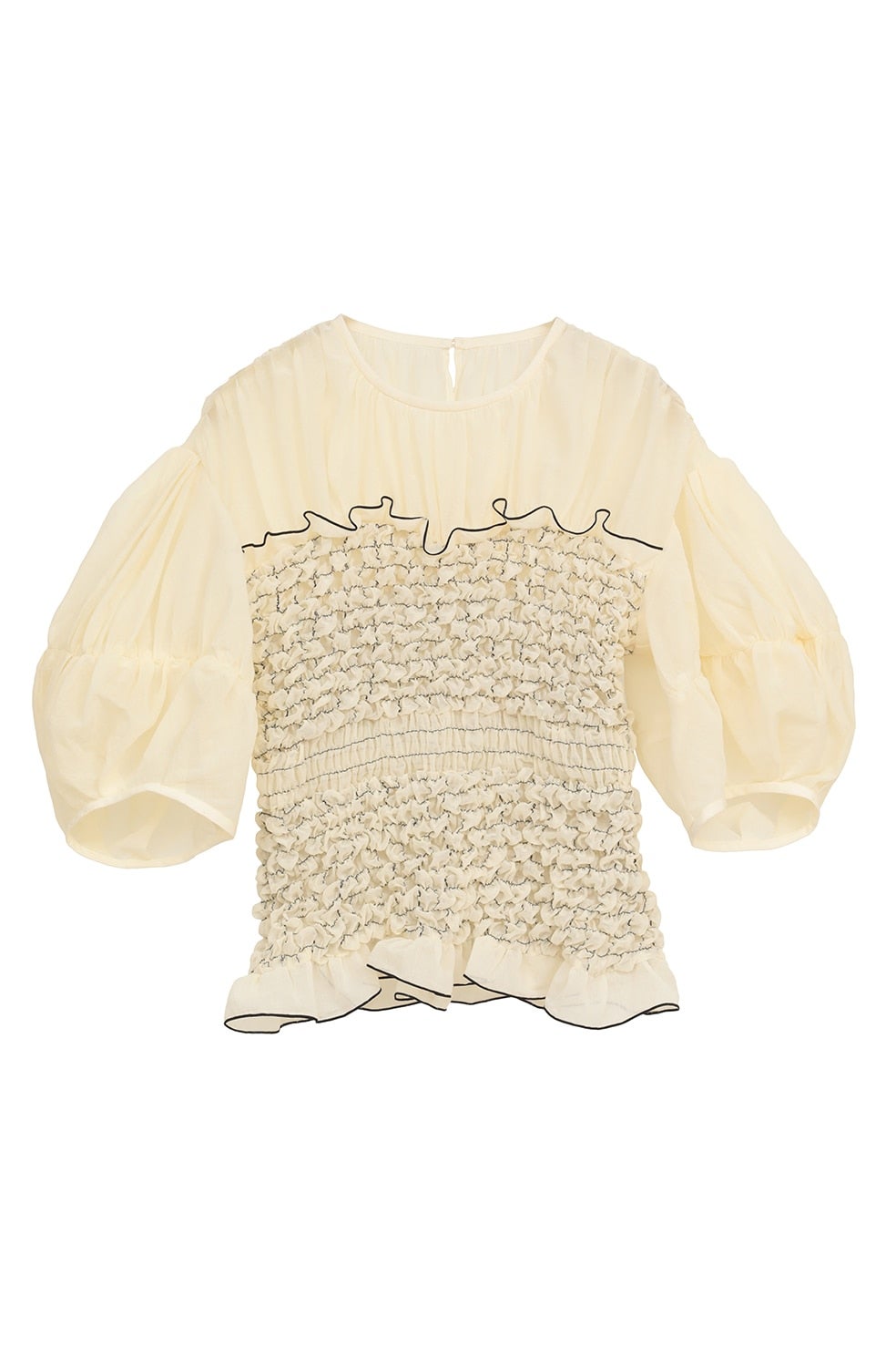 COLOR STITCHED SHIRRING TOPS｜TOPS(トップス)｜CLANE OFFICIAL