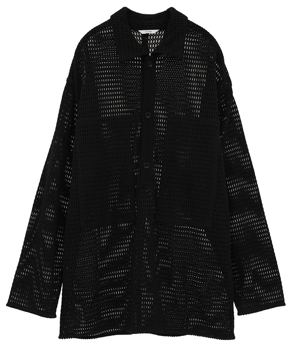 MESH POCKET OVER SHIRTS