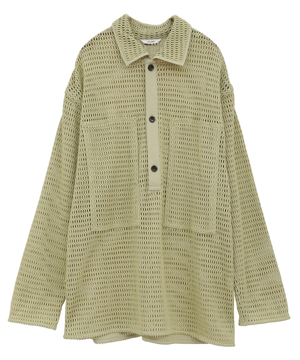 トップス NICENESS Ex.TULL W FACE HOLE KNIT TOPS｜TOPS(トップス)｜CLANE OFFICIAL ONLINE