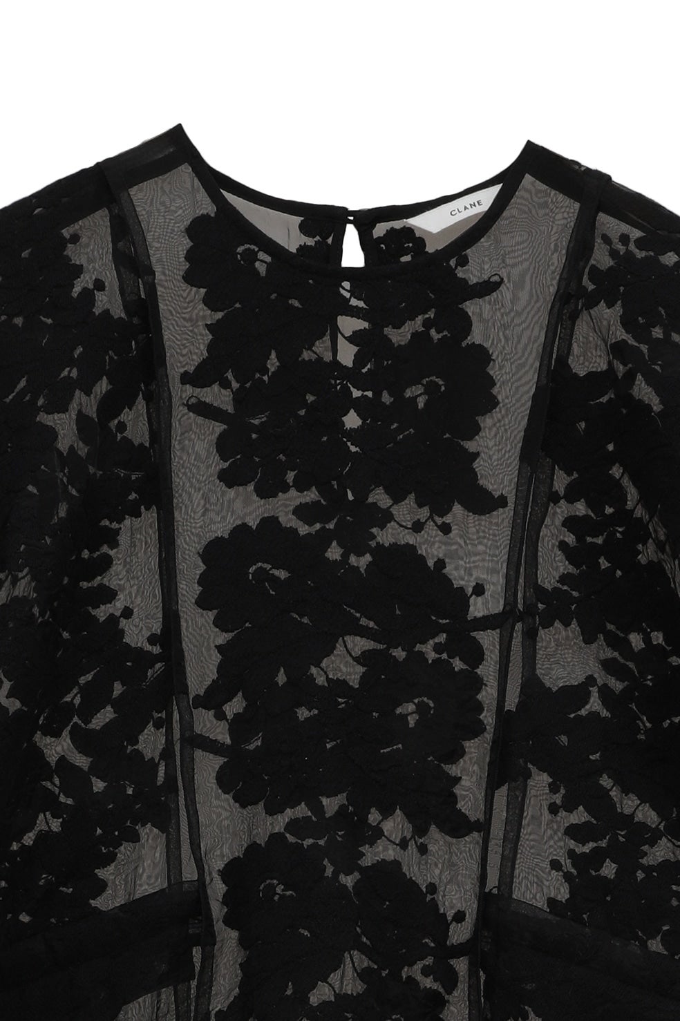 トップス CLANE CONSTRUCTIVE LONG TOPS FLOWER SHEER LACE LONG TOPS｜TOPS(トップス)｜CLANE OFFICIAL