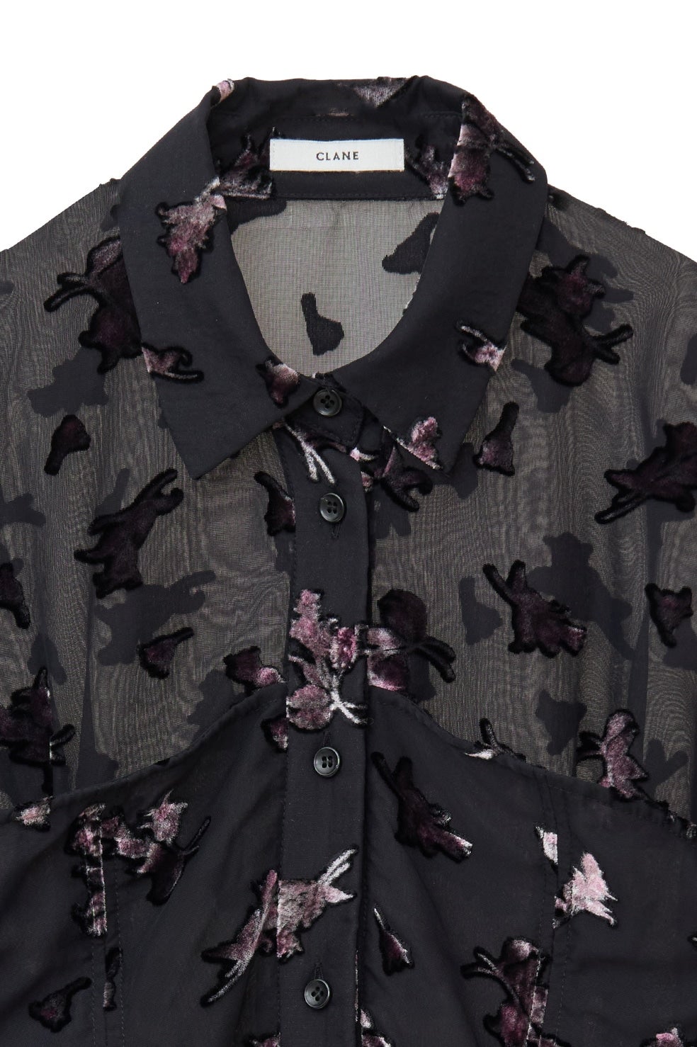 FLOWER OPAL BUSTIER SHIRTS｜TOPS(トップス)｜CLANE OFFICIAL