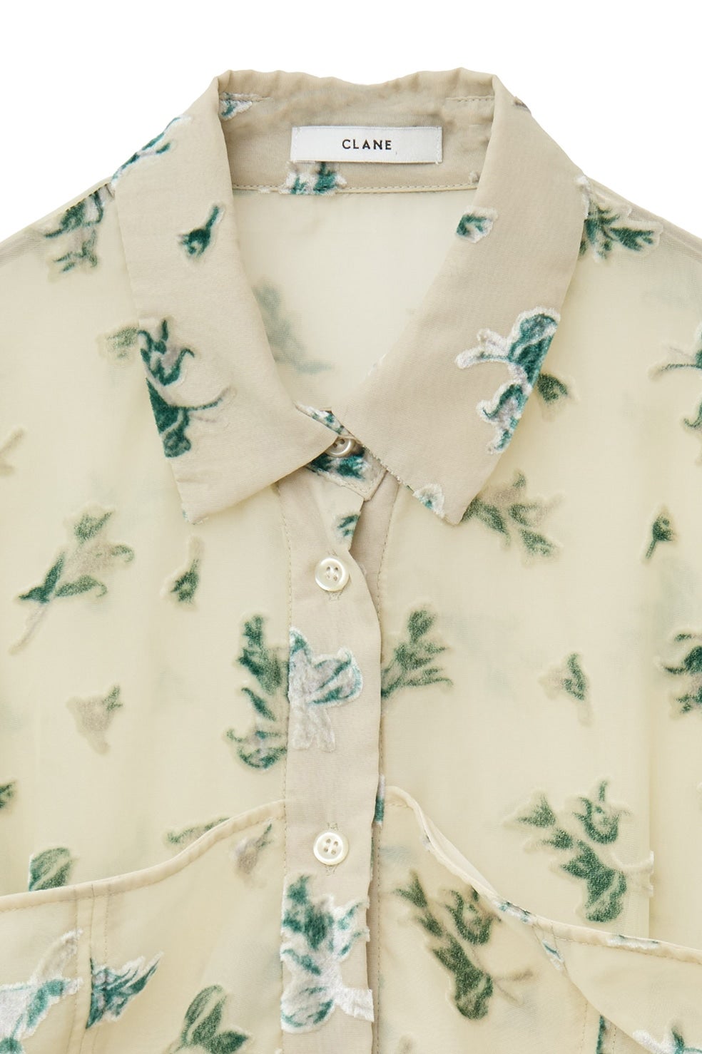 FLOWER OPAL BUSTIER SHIRTS｜TOPS(トップス)｜CLANE OFFICIAL