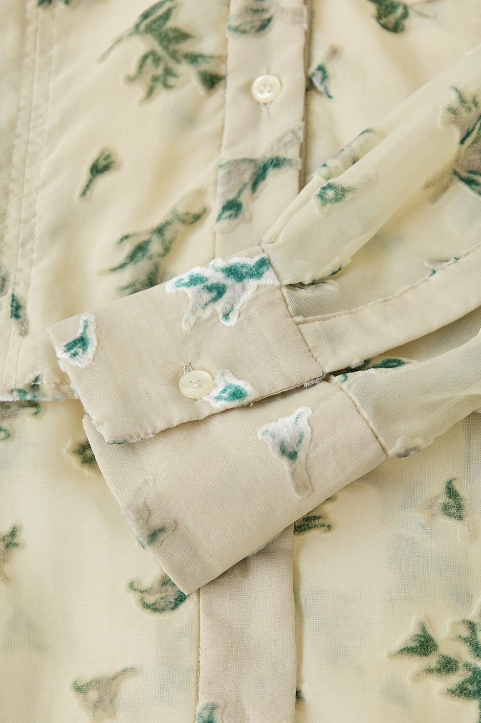 CLANE FLOWER OPAL BUSTIER SHIRTS アイボリー FLOWER OPAL BUSTIER SHIRTS｜TOPS(トップス)｜CLANE OFFICIAL