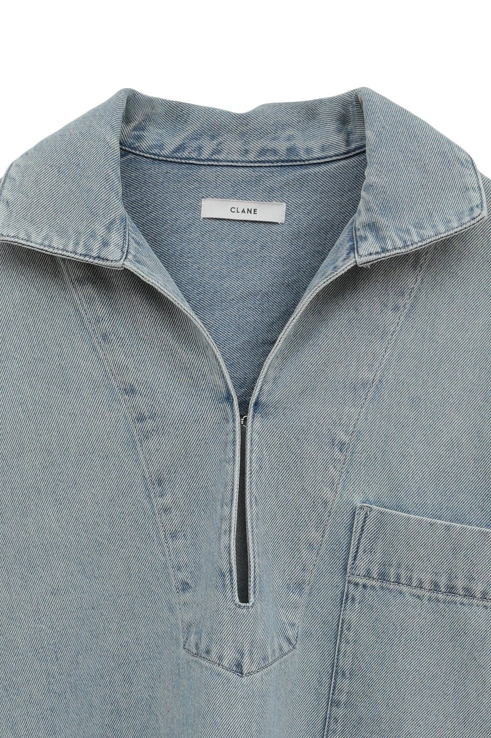 トップス CLANE DENIM OVER SKIPPER SHIRTS DENIM OVER SKIPPER SHIRTS｜TOPS(トップス)｜CLANE OFFICIAL