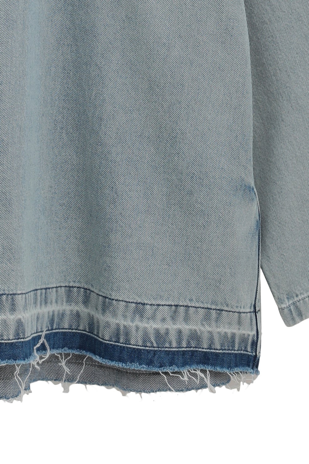 トップス CLANE DENIM OVER SKIPPER SHIRTS クラネ CLANE DENIM OVER SKIPPER SHIRTS （BLUE