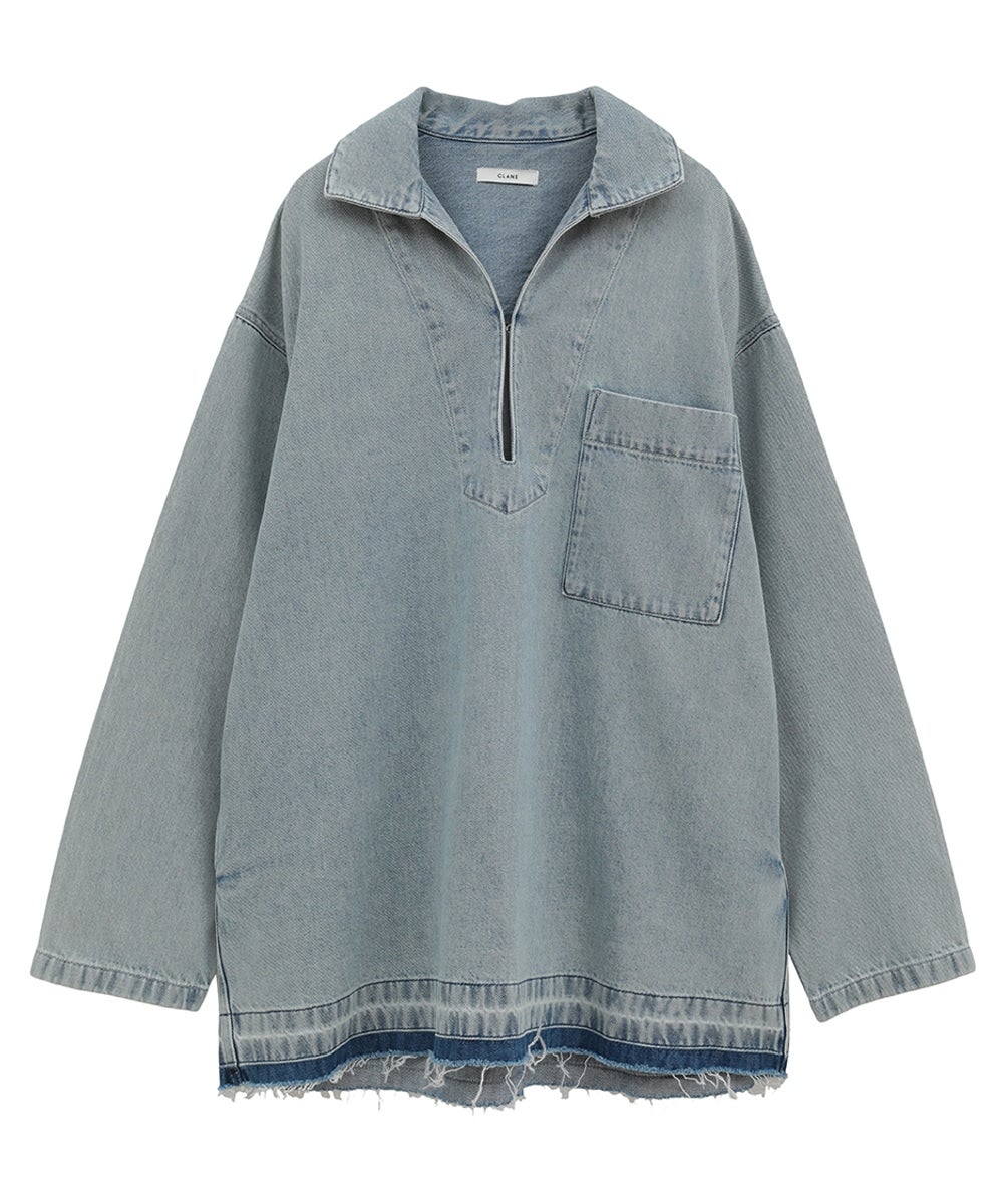 DENIM OVER SKIPPER SHIRTS｜TOPS(トップス)｜CLANE OFFICIAL