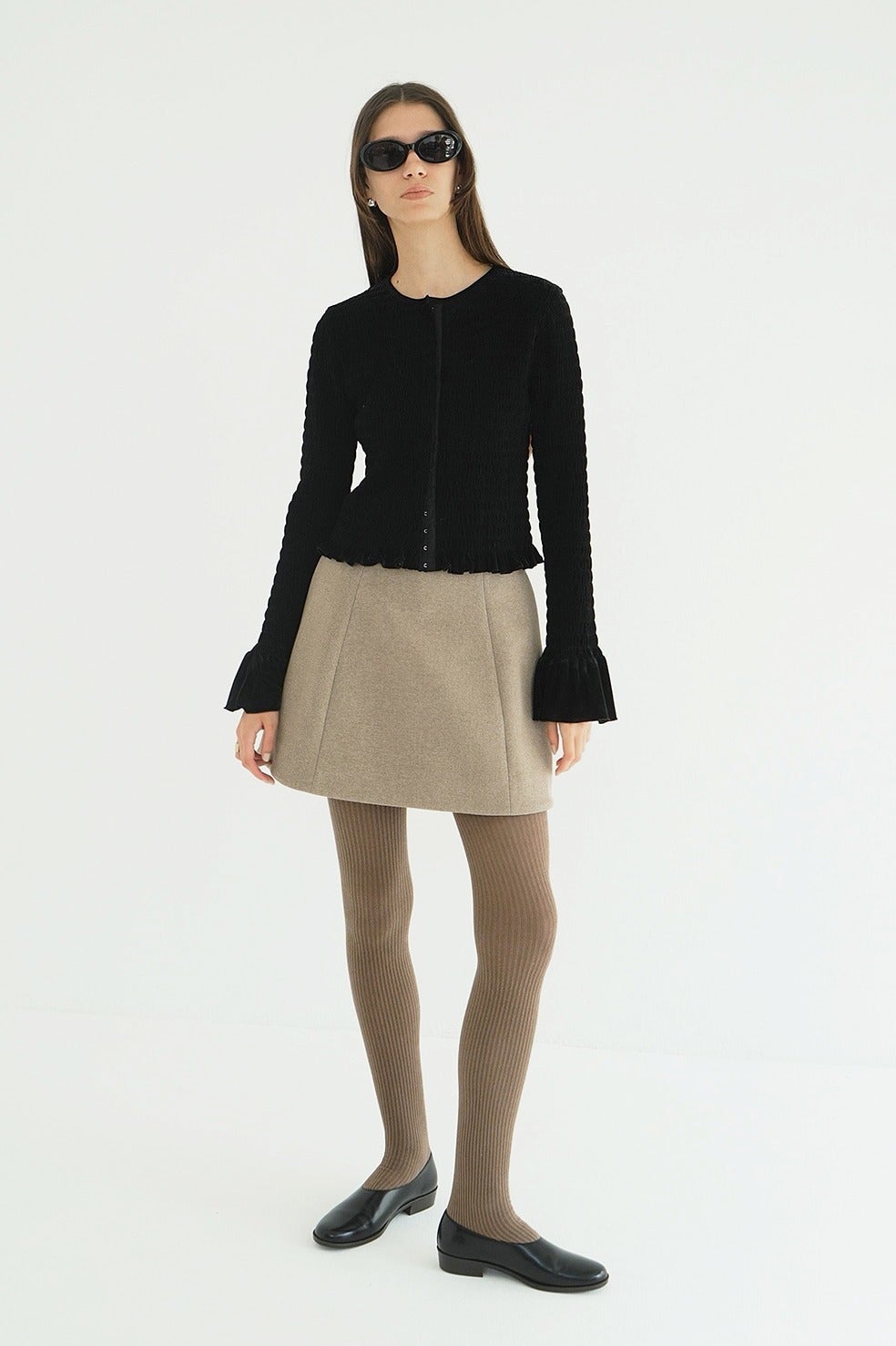 【新品未使用】CLANE SHIRRING DESIGN BLOUSE ブラウス CLANE ブラウス シャツ SHIRRING DESIGN BLOUSE レディース