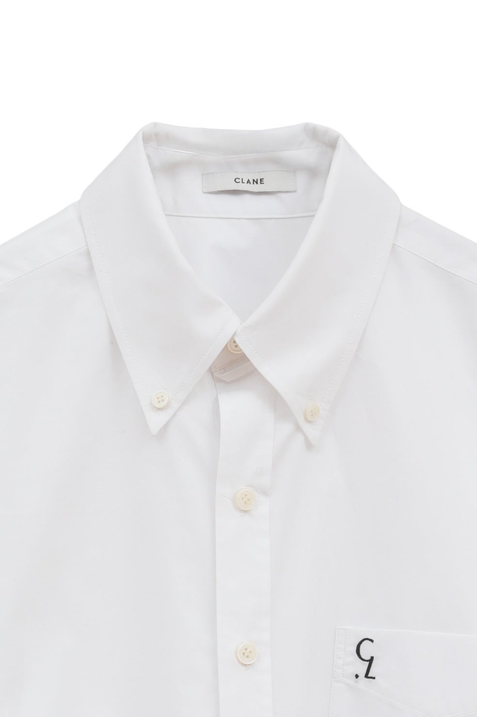 クラネ CLANE LOGO BUTTON-DOWN BASIC SHIRTS （STR） LOGO BUTTON-DOWN BASIC SHIRTS｜TOPS(トップス)｜CLANE