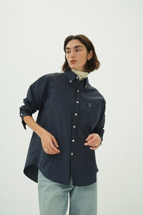 LOGO BUTTON-DOWN BASIC SHIRTS
