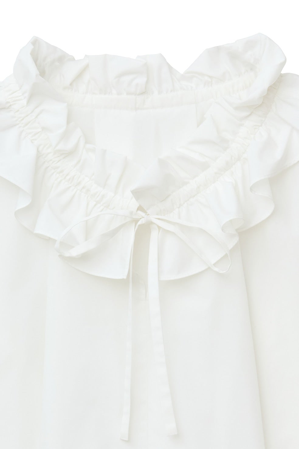 RUFFLE NECK BLOUSE｜TOPS(トップス)｜CLANE OFFICIAL ONLINE STORE