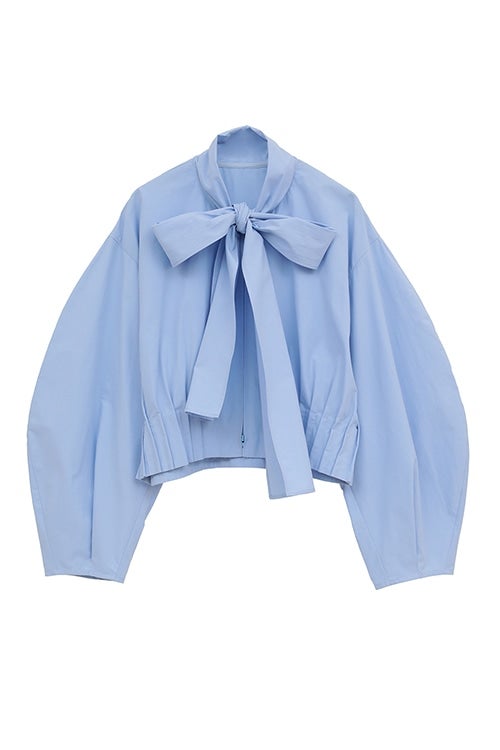【PRE ORDER 2BUY 10%OFF】RIBBON ZIP SHIRTS