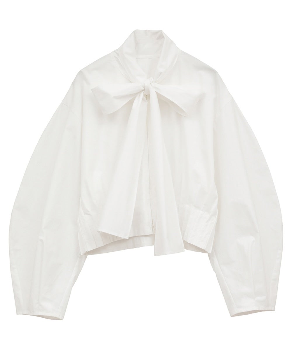 【PRE ORDER 2BUY 10%OFF】RIBBON ZIP SHIRTS