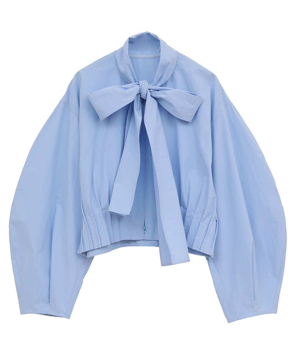 【PRE ORDER 2BUY 10%OFF】RIBBON ZIP SHIRTS