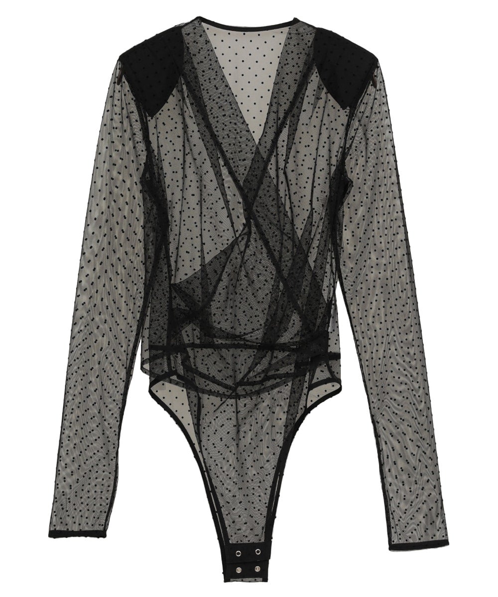 SHEER DRAPE BODYSUITS