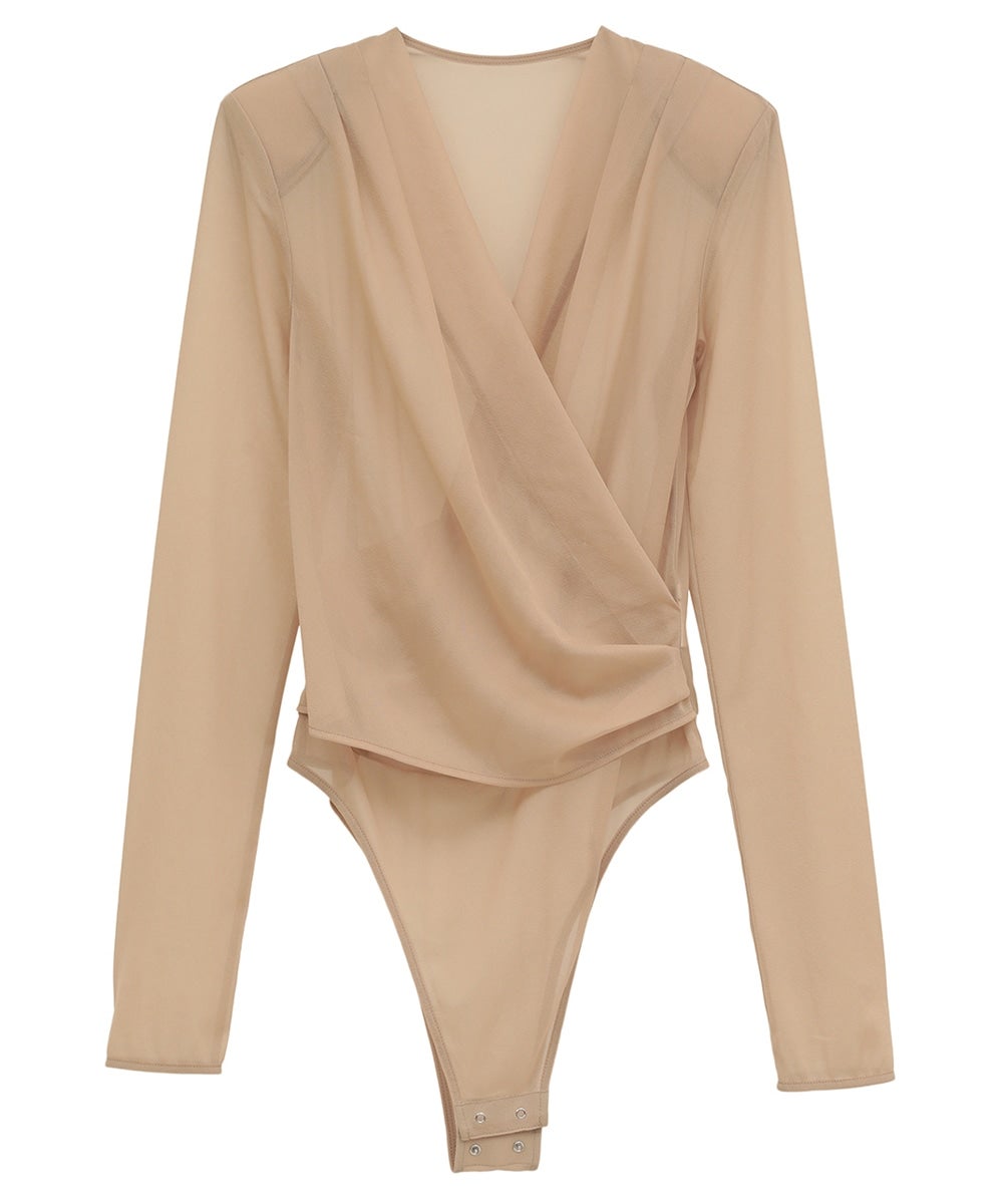 SHEER DRAPE BODYSUITS