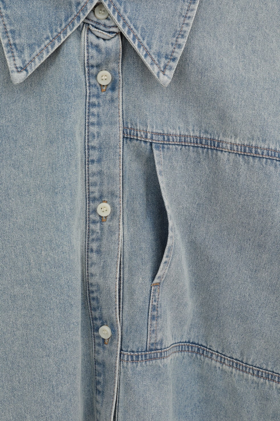 COMPACT DENIM SHIRTS｜TOPS(トップス)｜CLANE OFFICIAL ONLINE STORE