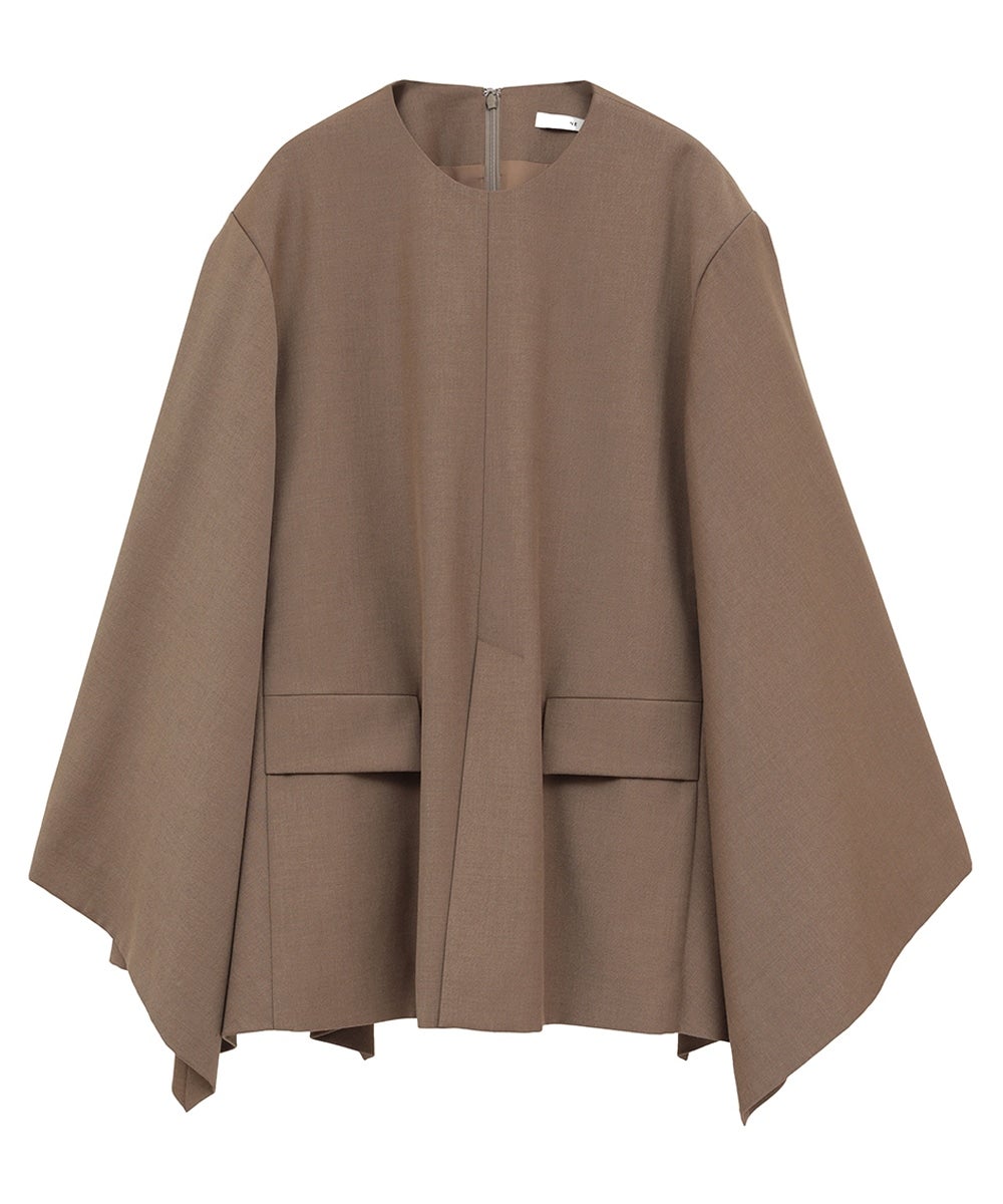 JACKET DETAIL CAPE TOPS