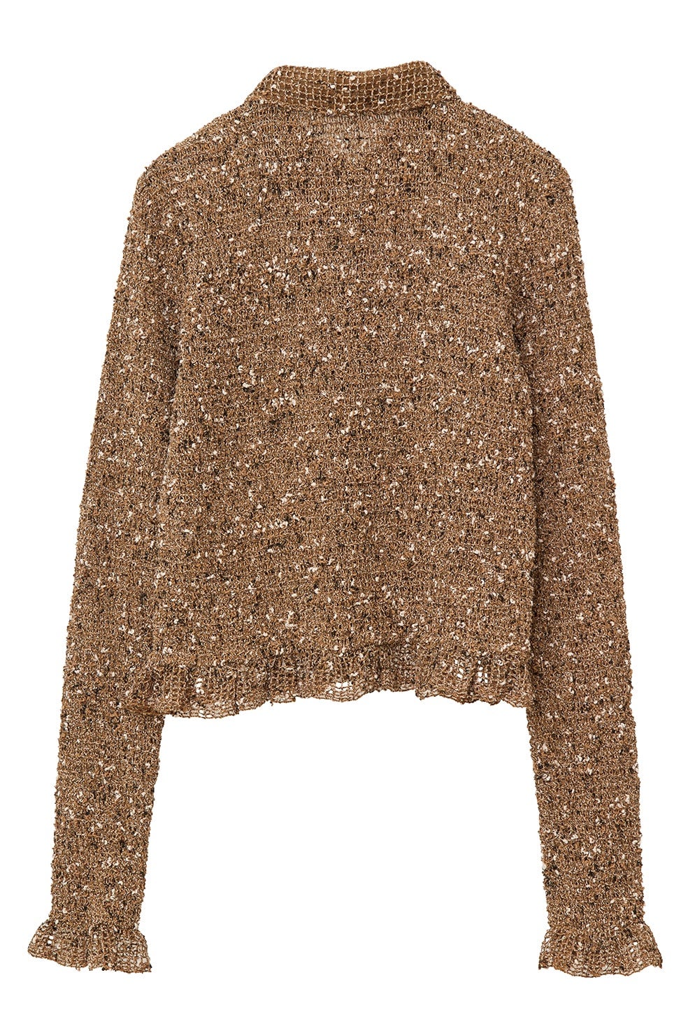 MIX MESH GATHER SHIRT｜TOPS(トップス)｜CLANE OFFICIAL ONLINE STORE