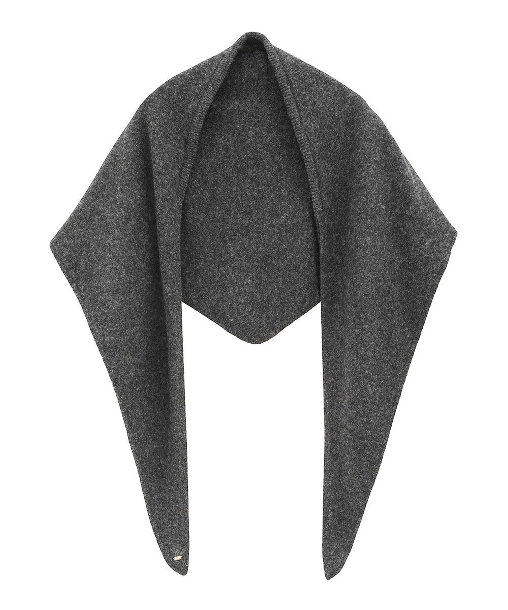 YAK KNIT TRIANGULAR STOLE