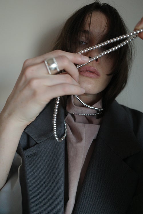 BALL CHAIN LONG NECKLACE