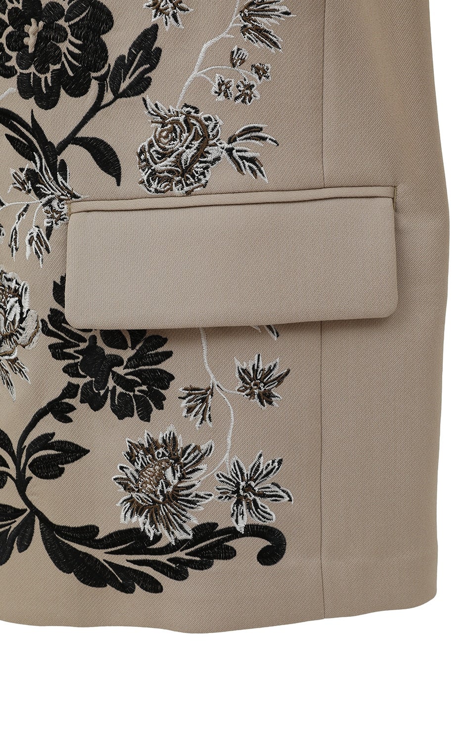 FLOWER EMBROIDERY TAILORED JACKET｜OUTER(アウター)｜CLANE
