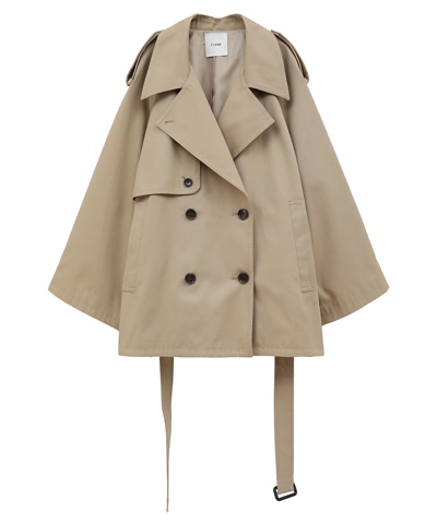 OVER SHORT TRENCH COAT