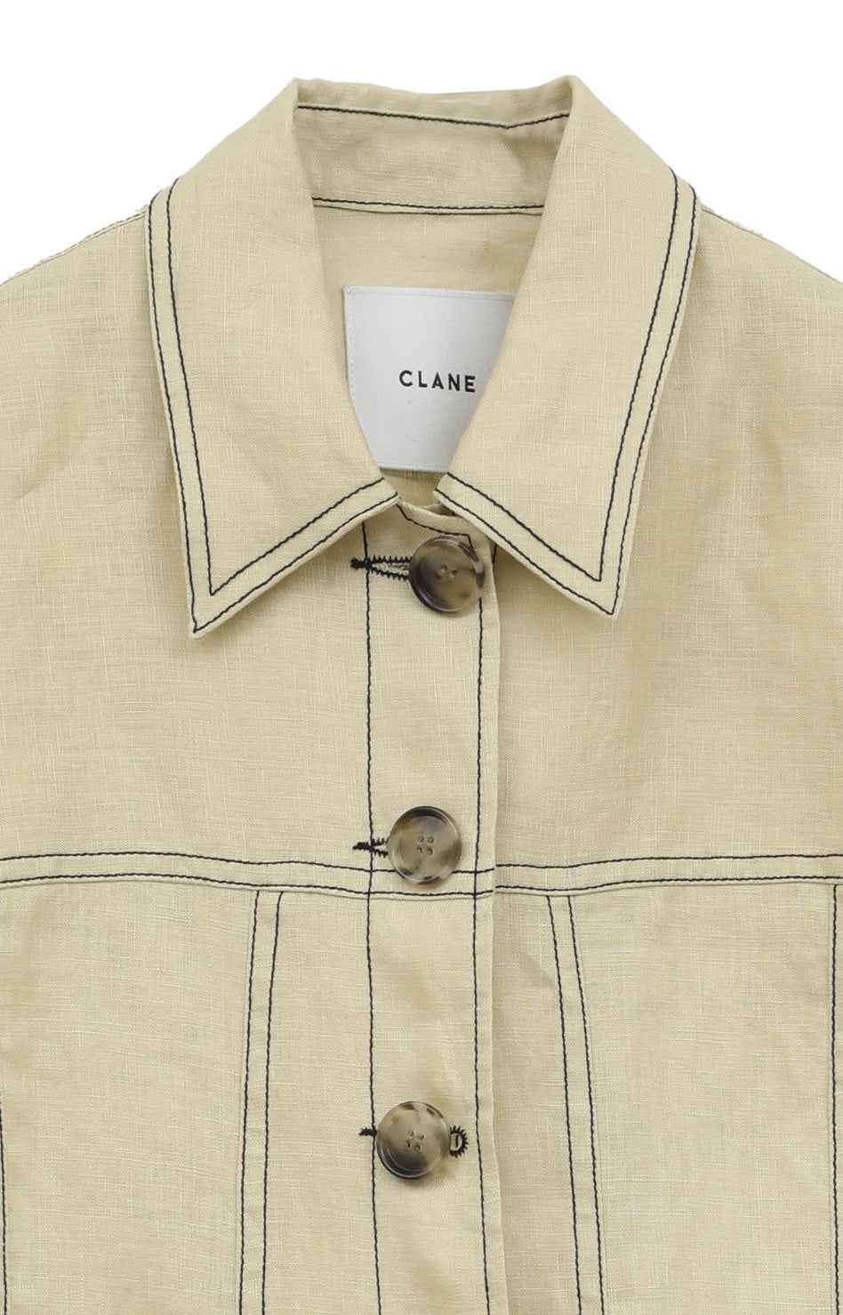 CLANE (クラネ)18103-0462 LINEN SHIRT JACKET CLANE - LINEN SHIRT JACKET【18103-0462】 | THE DAY