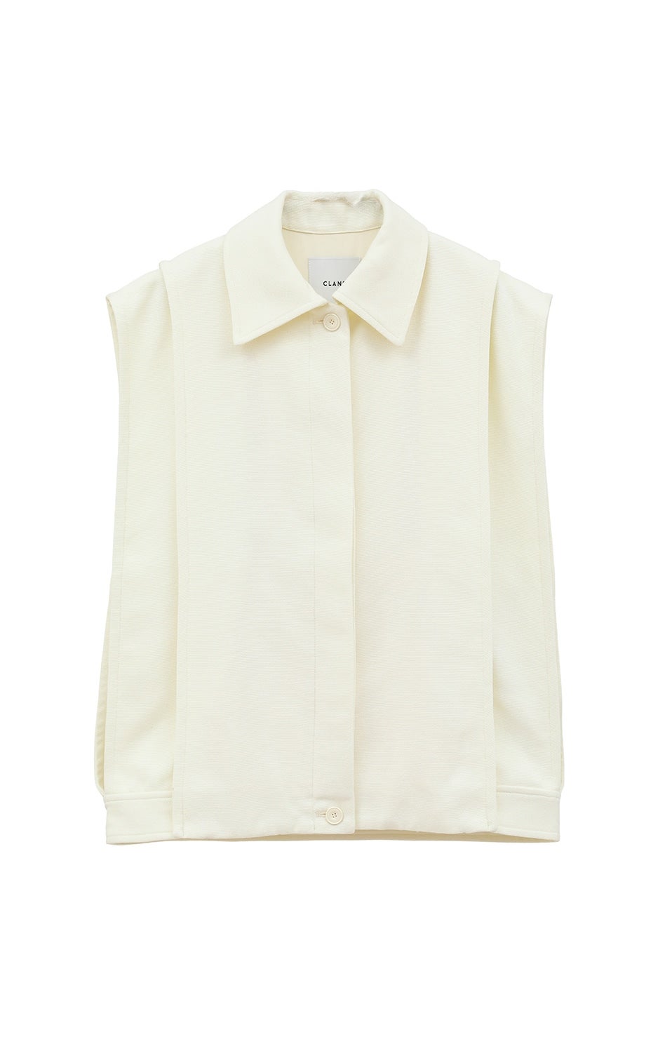 COLLAR SHORT VEST｜TOPS(トップス)｜CLANE OFFICIAL ONLINE STORE